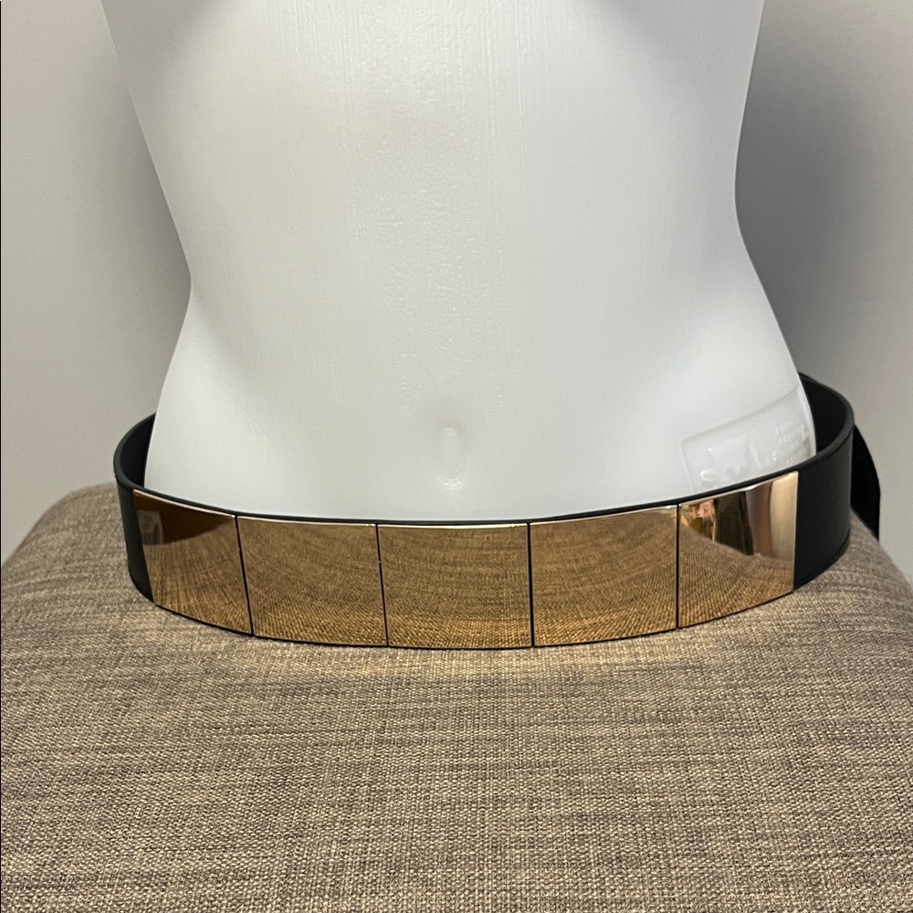 Belgo Lux Rose Gold and Black Belt
